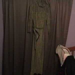 Sparkling gold dress